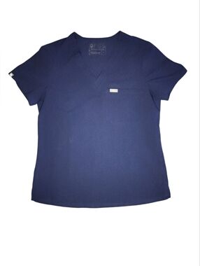 Figs Technical Collection V-Neck Scrub Top, Womens Small